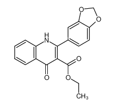 94301-36-7 2-benzo[1,3]dioxol-5-yl-4-oxo-1,4-dihydro-quinoline-3-carboxylic acid ethyl ester