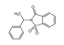 41335-50-6 1,1-dioxo-2-(1-phenylethyl)-1,2-benzothiazol-3-one