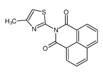 19691-92-0 2-(4-methyl-1,3-thiazol-2-yl)benzo[de]isoquinoline-1,3-dione