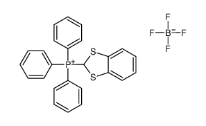 1,3-benzodithiol-2-yl(triphenyl)phosphanium,tetrafluoroborate 62217-34-9