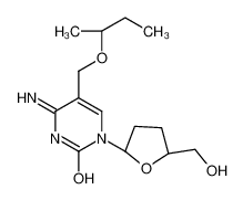 133635-73-1 4-amino-5-(butan-2-yloxymethyl)-1-[(2R,5S)-5-(hydroxymethyl)oxolan-2-yl]pyrimidin-2-one