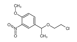 94669-97-3 1-(4-methoxy-3-nitrophenyl)ethyl 2-chloroethyl ether