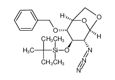 88261-52-3 1,6-anhydro-2-azido-4-O-benzyl-3-O-tert-butyldimethylsilyl-2-deoxy-β-D-glucopyranose