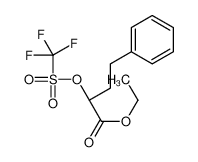 ethyl (2S)-4-phenyl-2-(trifluoromethylsulfonyloxy)butanoate 138333-09-2