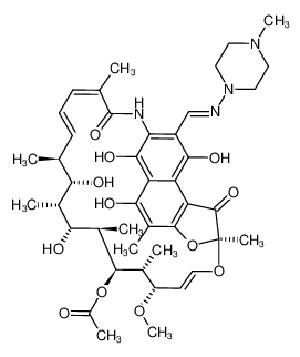 利福平化学结构图片