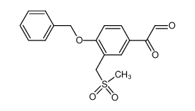 49640-16-6 spectrum, 4-benzyloxy-3-methylsulphonylmethylphenyl-glyoxal