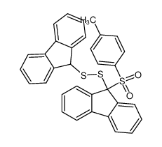 135561-65-8 9-fluorenyl 9-(p-tolylsulfonyl)-9-fluorenyl disulfide