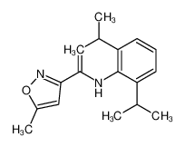 N-[2,6-di(propan-2-yl)phenyl]-5-methyl-1,2-oxazole-3-carboxamide