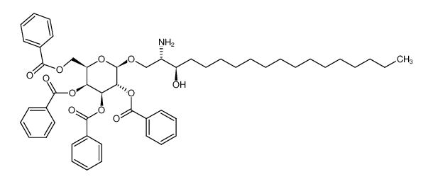 1354391-24-4 (2R,3R,4S,5S,6R)-2-(((2S,3R)-2-amino-3-hydroxyoctadecyl)oxy)-6-((benzoyloxy)methyl)tetrahydro-2H-pyran-3,4,5-triyl tribenzoate