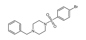 1-benzyl-4-(4-bromophenyl)sulfonylpiperazine 349398-79-4