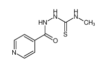 1-methyl-3-(pyridine-4-carbonylamino)thiourea 4406-96-6