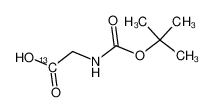 97352-64-2 N-(叔丁氧基羰基)甘氨酸-1-13C