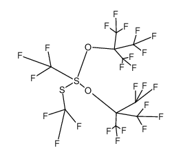 71192-83-1 bis(nonafluoro-tert-butoxy)(trifluoromethyl)trifluoromethylsulfanylsulfur(IV)