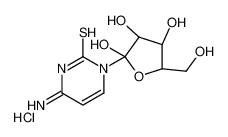 4-amino-1-[(2R,3S,4S,5R)-2,3,4-trihydroxy-5-(hydroxymethyl)oxolan-2-yl]pyrimidine-2-thione,hydrochloride 28419-39-8