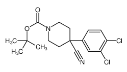 669068-10-4 1-N-Boc-4-(3,4-二氯苯基)-4-氰基哌啶