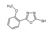 5-(2-methoxyphenyl)-3H-1,3,4-oxadiazole-2-thione 69844-25-3