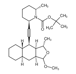 368888-67-9 spectrum, (2R,6S)-2-((3S,3aR,4R,4aS,8aR,9aS)-1-Methoxy-3-methyl-dodecahydro-naphtho[2,3-c]furan-4-ylethynyl)-6-methyl-piperidine-1-carboxylic acid tert-butyl ester