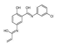 N-(3-chlorophenyl)-2-hydroxy-5-(prop-2-enoylamino)benzamide 874152-62-2