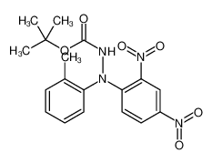 Hydrazinecarboxylic acid, 2-(2,4-dinitrophenyl)-2-(2-methylphenyl)-, 1,1-dimethylethyl ester 916658-79-2