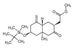 89949-95-1 spectrum, (-)-(3S,4aS,7S,8aR)-methyl-3-(7-(tert-butyldimethylsilyl)oxy-5-methylene-8a-methyl-2-oxodecahydronaphthalen)acetate