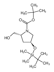 134441-72-8 1,1-dimethylethyl (2R,4S)-4-{[(1,1-dimethylethyl)(dimethyl)silyl]oxy}-2-(hydroxymethyl)-1-pyrrolidinecarboxylate