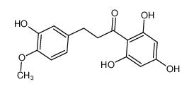 3-(3-hydroxy-4-methoxyphenyl)-1-(2,4,6-trihydroxyphenyl)propan-1-one 35400-60-3