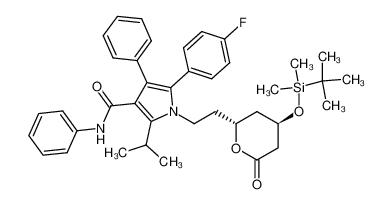 842162-99-6 structure, C39H47FN2O4Si