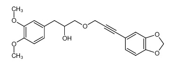 1346682-63-0 1-(benzo[d][1,3]dioxol-5-yl)-3-(3-(3,4-dimethoxyphenyl)prop-2-ynyloxy)propan-2-ol