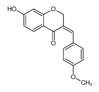 Isobonducellin; (3Z)-2,3-二氢-7-羟基-3-[(4-甲氧基苯基)亚甲基]-4H-1-苯并吡喃-4-酮