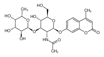 4-Methylumbelliferyl 2-Acetamido-2-deoxy-3-O-(a-L-fucopyranosyl)-b-D-glucopyranoside 383160-12-1