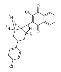 2-氯-3-[4-(4-氯苯基)环己基-d5]-1,4-萘二酮