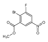 2-bromo-3-fluoro-5-nitrobenzoate methyl ester 881415-30-1