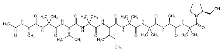 1169571-13-4 Ac-Ala-Aib-Val-Aib-Ile-Aib-Aib-Ala-Aib-prolinol