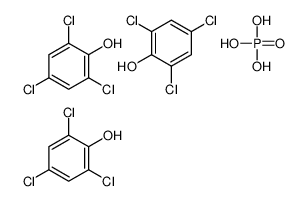 3862-06-4 structure, C18H12Cl9O7P