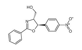 [(4R,5R)-5-(4-nitrophenyl)-2-phenyl-4,5-dihydro-1,3-oxazol-4-yl]methanol 256475-85-1