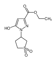 3-Ethoxycarbonyl-5-hydroxy-1-sulfolanylpyrazole 51986-04-0