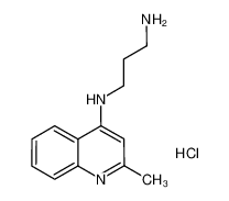 4-(3-AMINOPROP-1-YL)AMINO-2-METHYLQUINOLINE HYDROCHLORIDE 23096-73-3