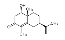 (4R,4aR,7R)-4-hydroxy-1,4a-dimethyl-7-(prop-1-en-2-yl)-4,4a,5,6,7,8-hexahydronaphthalen-2(3H)-one 105108-20-1