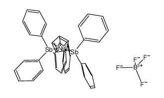 85836-36-8 structure, C41H38BF4NiSb2