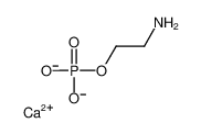 10389-08-9 structure, C2H6CaNO4P