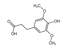 3-(4-hydroxy-3,5-dimethoxyphenyl)propanoic acid 14897-78-0