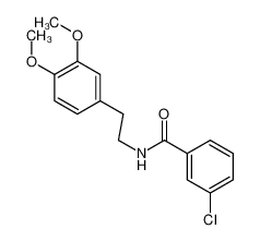 10268-49-2 3-chloro-N-[2-(3,4-dimethoxyphenyl)ethyl]benzamide