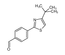 4-(4-tert-butyl-1,3-thiazol-2-yl)benzaldehyde 175202-78-5