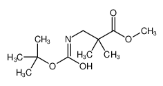195387-08-7 spectrum, methyl 2,2-dimethyl-3-[(2-methylpropan-2-yl)oxycarbonylamino]propanoate