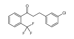 3-(3-chlorophenyl)-1-[2-(trifluoromethyl)phenyl]propan-1-one 898787-26-3