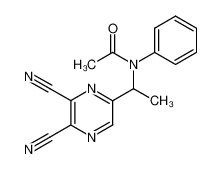 142312-14-9 N-(1-(5,6-dicyanopyrazin-2-yl)ethyl)-N-phenylacetamide