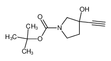 1-(tert-butoxycarbonyl)-3-ethynylpyrrolidine-3-ol 275387-76-3