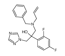 1-(1H-1,2,4-triazol-1-yl)-2-(2,4-difluorophenyl)-3-[N-allyl-N-benzyl-amino]-2-propanol