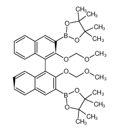 260442-17-9 structure, C36H44B2O8