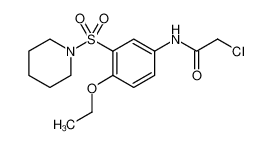 Acetamide, 2-chloro-N-[4-ethoxy-3-(1-piperidinylsulfonyl)phenyl]- 879319-13-8